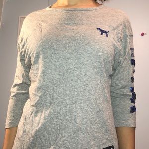 PINK shirt, 3/4 quarter length sleeve